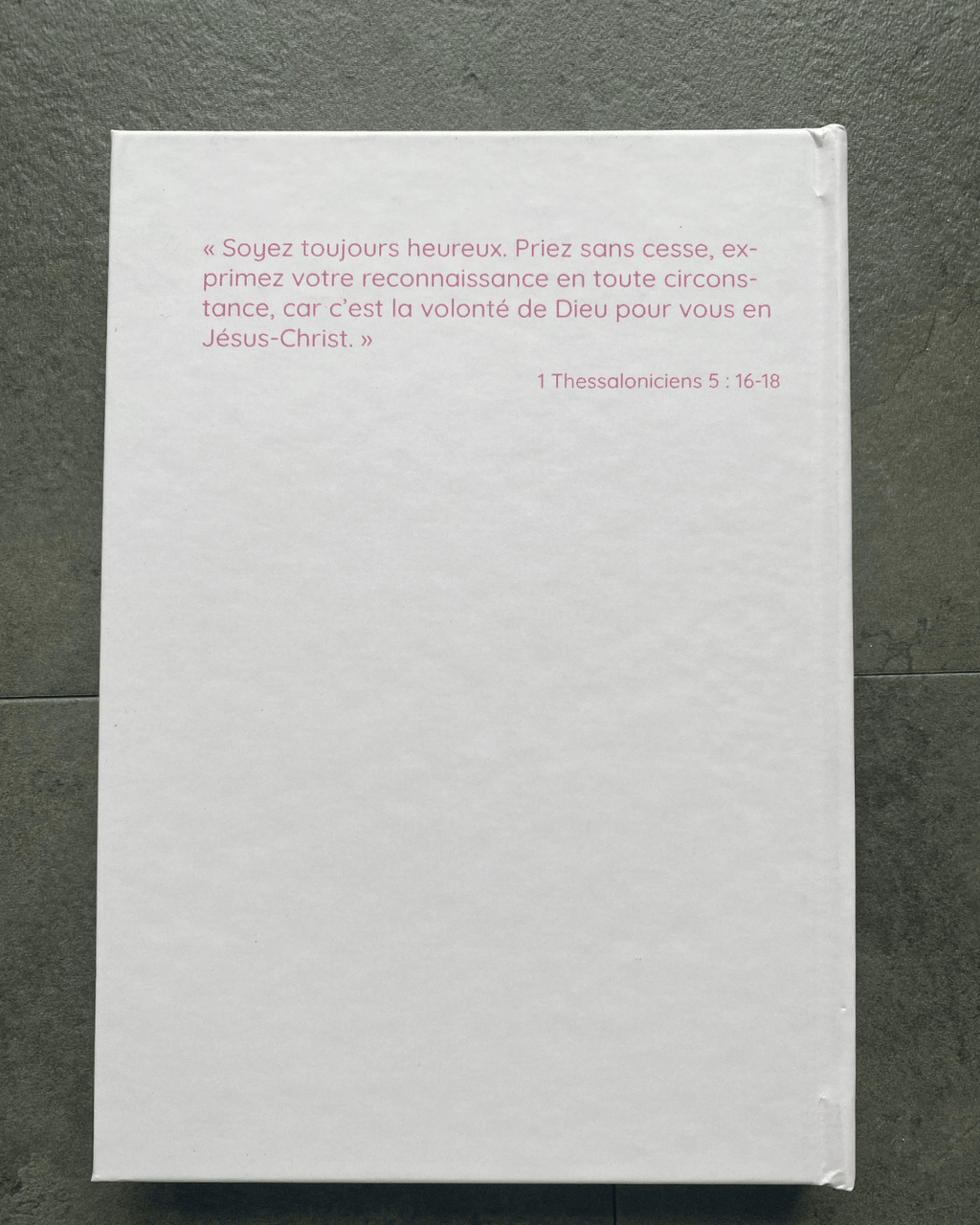 Journal de prière