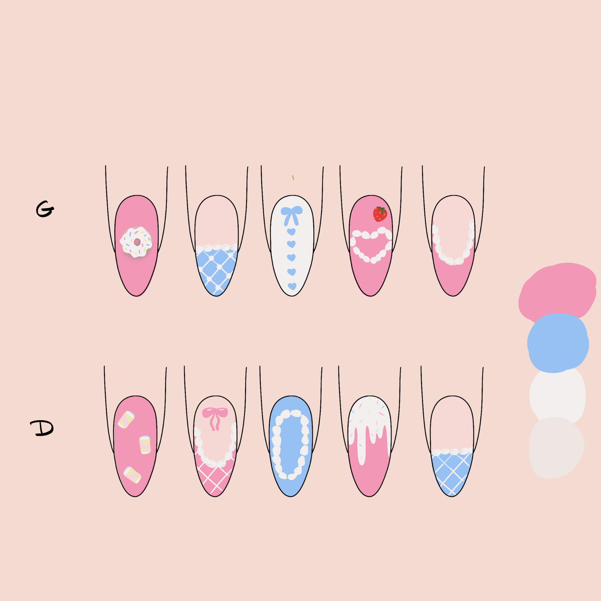 Set personnalisé - Gateau